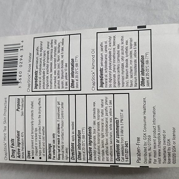 Three Pack Chapsticks Lot of 2 - Picture 3 of 6